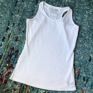 Under Armour Kids White Heat Gear Tank Top